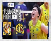 UAAP Game Highlights: UST Golden Spikers score repeat over NU Bulldogs from nu plaza gan video