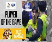 UAAP Player of the Game Highlights: Dux Yambao directs UST's arsenal in thriller over NU from download nu