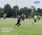 The annual Johnson Cup soccer tournament is staged at the Gipps Street playing fields at Tamworth, Australia, on March 23, 2024.