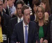 Facebook CEO Mark Zuckerberg testifies on Facebook users&#39; data before a joint meeting of the Senate Commerce and Judiciary committees.