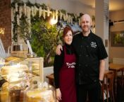 A couple who took a romance-inspired leap of faith have seen their business nominated for an award just five months after taking over.&#60;br/&#62;Nick and Jenny Barratt, from Oakengates, took over Truffles Cafe in Ironbridge in September last year.&#60;br/&#62;It was a major change for the pair, with Nick giving up a job at Aldi, to pursue his long held ambition of cooking for a living.