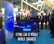 A working model of a car that can fly at the Mobile World Congress tech show in Barcelona has sky-high ambitions.