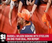 Denver Broncos quarterback Russell Wilson, who’s set to be released at the start of the new league year on March 13, will sign with the Pittsburgh Steelers.