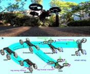 New Unmanned combat aerial vehicle drone This is awesome. If the chassis can deform, this is a multi-modal mobile deformable robot that can fly, stand, bend down, jump, and crawl Fair Project science kids