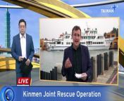 The coast guards of Taiwan and China have launched a joint search and rescue operation off the islands of Kinmen after a Chinese vessel capsized.