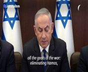 Israeli Prime Minister Benjamin Netanyahu says that Israeli troops would pursue a planned ground offensive in southern Gaza&#39;s Rafah that has spurred fears of mass civilian casualties.