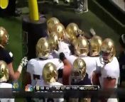 the 2013 Notre Dame Blue Gold game.