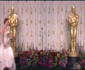 2013 Best Actress winner Jennifer Lawrence talks to the press about winning her first Oscar.