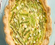 This easy asparagus quiche recipe is perfect for a simple brunch and features the best of spring produce.