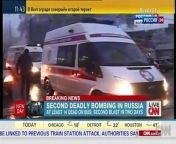 An explosion hit a trolleybus near a busy market during the morning rush hour Monday, a day after a blast at Volgograd&#39;s main train station killed 17 people and wounded at least 35 others.