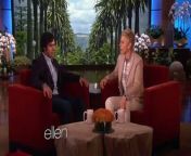 Ellen on his secret tips to a happy life with your spouse!