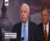 Senator John McCain joined fellow Republican Senators Tom Coburn, Richard Burr and Jeff Flake to discuss new Veterans Affairs legislation.