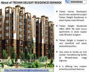 Trehan Delight Residences offers well 2BHK life style luxury apartments in alwar bypass road, Bhiwadi, Gurgaon. The Trehan Delight is located in a very beneficial and easily accessible position call 9560090064 for more information.