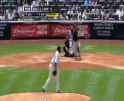 An otherwise standard 8-3 victory by the New York Yankees over the Colorado Rockies did feature one unusual moment on Saturday afternoon. It&#39;s what you see pictured above and in the video below. Two different images of the same Troy Tulowitzki(notes) swing, showing two different points of contact on the baseball. A double-hitzki, if you will, for a basehit to left field.&#60;br/&#62;&#60;br/&#62;Tulo was jammed a bit on the fourth inning offering from CC Sabathia(notes). Amazingly, or maybe more so luckily, he was able to almost catch that ball with his bat, holding it in place to make contact again with the end up of the bat. The result was a knuckling line drive just over the head of Alex Rodriguez(notes).&#60;br/&#62;&#60;br/&#62;Both broadcast teams described the contact as a broken bat single based on the double-crack sound, but a closer inspection on the video you see below shows it hit the bat twice.&#60;br/&#62;&#60;br/&#62;Take a closer look for yourself. And listen for the sound.&#60;br/&#62;&#60;br/&#62;I&#39;ve seen a double-hit on the backswing when a ball takes a strange bounce. I&#39;ve seen them happen on bunts. I&#39;ve even executed a couple on a pool table and the tennis court. But I don&#39;t think I&#39;ve seen or heard anything quite like this one. I&#39;m sure it&#39;s happened several times before, probably in games I&#39;ve watched, but that slow motion visual was the first time I&#39;ve seen it quite like that.&#60;br/&#62;&#60;br/&#62;Score one for modern technology.