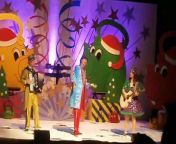 Steven, Rhianna, Leanne all jigging away at the Christmas Singing Kettler Show in Dundee Scotland.