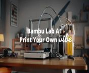 Bambu Lab A1—Print Your Own Vibe from test print