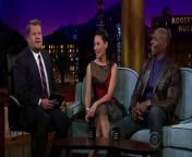 After Terry Crews demonstrates his musical talents on the flute, Lucy Liu busts out a split that would give any gymnast envy.