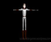 A video, of the Gregory 3D model. Gregory is equipped with his swords. Created by Scott Snider using 3DS MAX. Uploaded 04-06-2024.