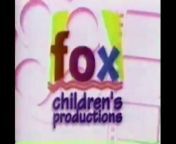 Fox Kids Credits (Fall 1996) from momotaz duran 1996