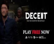Deceit 2 is a matchmade social deduction horror game where two among you have been Infected. While the Infected do the bidding of the malevolent Game Master, the Innocent must work together to escape the Ritual and deduce who is plotting against them. Suspect someone? Rally your team to initiate the Banishing Ritual. To make things even more chaotic, you can now also play as a third team, the Cursed, who are solely out for themselves. When it’s time to Banish someone, choose wisely; a false accusation can sow seeds of doubt and turn allies into enemies. Your choices shape the game, making every match a unique battle of wits. Can you outplay the Game Master and escape the Ritual, or will you become another piece in his twisted game?