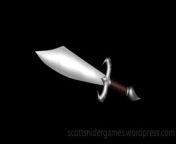 A video, of Andrei&#39;s dagger 3D model. Created by Scott Snider using 3DS MAX. Uploaded 04-09-2024.