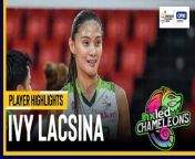 PVL Player of the Game Highlights: Ivy Lacsina lights up path for Nxled from riot shield lights