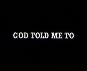 God Told Me To (1976) Full horror movie. Tony Lo Bianco, Deborah Raffin, Sandy Dennis, Larry Cohen from cohen audio english song