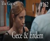 &#60;br/&#62;Gece &amp; Erdem #162&#60;br/&#62;&#60;br/&#62;Escaping from her past, Gece&#39;s new life begins after she tries to finish the old one. When she opens her eyes in the hospital, she turns this into an opportunity and makes the doctors believe that she has lost her memory.&#60;br/&#62;&#60;br/&#62;Erdem, a successful policeman, takes pity on this poor unidentified girl and offers her to stay at his house with his family until she remembers who she is. At night, although she does not want to go to the house of a man she does not know, she accepts this offer to escape from her past, which is coming after her, and suddenly finds herself in a house with 3 children.&#60;br/&#62;&#60;br/&#62;CAST: Hazal Kaya,Buğra Gülsoy, Ozan Dolunay, Selen Öztürk, Bülent Şakrak, Nezaket Erden, Berk Yaygın, Salih Demir Ural, Zeyno Asya Orçin, Emir Kaan Özkan&#60;br/&#62;&#60;br/&#62;CREDITS&#60;br/&#62;PRODUCTION: MEDYAPIM&#60;br/&#62;PRODUCER: FATIH AKSOY&#60;br/&#62;DIRECTOR: ARDA SARIGUN&#60;br/&#62;SCREENPLAY ADAPTATION: ÖZGE ARAS&#60;br/&#62;