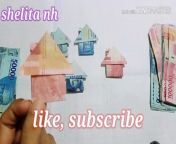 The money house is an easy origami out of one Rupiah bill. Without using glue and tape. I wish you a pleasant viewing! Subscribe to my channel!