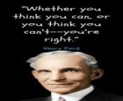 #quotes #quoteschannel #shorts #deepquotes #shortsvideo #reels #inspirationalquotes #motivationalquotes #successquotes #henry #henryford #henryfordquotes &#60;br/&#62;&#60;br/&#62;In this video, we delve into the wisdom of Henry Ford, an American industrialist and founder of the Ford Motor Company. As one of the most influential figures of the 20th century, Henry Ford&#39;s legacy continues to inspire entrepreneurs and innovators to this day. Through a compilation of some of his most memorable quotes, we explore his insights on business, innovation, and leadership, and how they can be applied in our own lives. Whether you&#39;re a seasoned entrepreneur or just starting out on your journey, this video is sure to offer valuable insights and inspiration from one of the greatest minds in business history.&#60;br/&#62;&#60;br/&#62;Copyright info:&#60;br/&#62;* We must state that in NO way, shape or form am I intending to infringe rights of the copyright holder. Content used is strictly for research/reviewing purposes and to help educate. All under the Fair Use law.