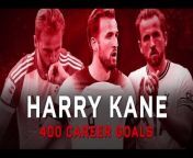 Kane has become England and Tottenham&#39;s leading goalscorer and a Bayern record-breaker en route to 400 goals.