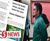 Bersatu information committee member Badrul Hisham Shaharin, better known as Chegubard, says he will be charged at the Johor Baru Sessions Court on Tuesday (April 30) over his Facebook post regarding the purported opening of a casino in Forest City in Johor.&#60;br/&#62;&#60;br/&#62;Read more at https://tinyurl.com/tj8jz5s4&#60;br/&#62;&#60;br/&#62;WATCH MORE: https://thestartv.com/c/news&#60;br/&#62;SUBSCRIBE: https://cutt.ly/TheStar&#60;br/&#62;LIKE: https://fb.com/TheStarOnline
