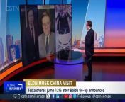 Automobility Founder &amp; CEO Bill Russo talked to CGTN Europe on Elon Musk’s visit in China and Tesla’s self-drive deal with China’s Baidu.