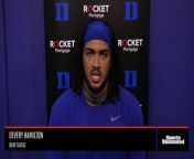 Duke had its bye on Saturday, and tackle Devery Hamilton said the Blue Devils used it to work on little things that haven&#39;t been getting done properly.