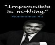 #quotes #quoteschannel #shorts #deepquotes #shortsvideo #reels #inspirationalquotes #motivationalquotes #successquotes &#60;br/&#62;&#60;br/&#62;Step into the ring of history as we explore the incredible life and legacy of Muhammad Ali, a sports icon and cultural legend. From his early days as Cassius Clay to becoming a three-time heavyweight champion, Ali&#39;s journey transcended sports, leaving an indelible mark on the world. Join us as we celebrate the charisma, courage, and convictions of &#92;