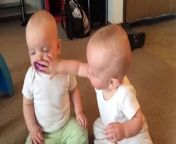 Twin baby girls fight over pacifier &#60;br/&#62;These twin baby girls are so cute fighting over this pacifier!&#60;br/&#62;Here at &#92;