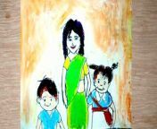 Happy Mother's day drawing 2024 from naznin akhter happy music