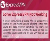 For Live Chat:- https://live-chat-support.us&#60;br/&#62;For more info:- https://www.expressvpn.com/&#60;br/&#62;Is ExpressVPN not working with your favourite streaming provider, or are you frustrated because it won&#39;t connect at all?&#60;br/&#62;Consult this guide and try the troubleshooting steps outlined here to get back to enjoying your VPN experience.