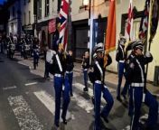 Annalong Single Star on parade at Skeogh Flute Band&#39;s annual parade in Dromore, Co Down, on Friday, May 3, 2024