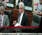 Finance Minister Colm Imbert chastises the Auditor General for seeking legal representation from Freedom Law Chambers and says two investigations are being initiated. He spoke in the Upper House on Monday afternoon, to get its support in extending the timelines given to the Treasury and Auditor General for the compilation of the Auditor General&#39;s report.