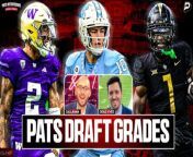 The Boston Herald&#39;s Doug Kyed returns to hand out pick-by-pick grades for the Patriots&#39; 2024 draft class and project each player&#39;s role for next season. Doug also takes us inside Christian Barmore&#39;s new extension after breaking the news Monday morning.&#60;br/&#62;&#60;br/&#62;TIMELINE:&#60;br/&#62;&#60;br/&#62;0:00 Doug also takes us inside Christian Barmore&#39;s new extension&#60;br/&#62;&#60;br/&#62;17:00 pick-by-pick grades for the Patriots&#39; 2024 draft class&#60;br/&#62;&#60;br/&#62;17:20 Javon Baker Grade&#60;br/&#62;&#60;br/&#62;21:50 Drake Maye Grade&#60;br/&#62;&#60;br/&#62;27:33 Caedan Wallace Grade&#60;br/&#62;&#60;br/&#62;37:00 Ja’Lynn Polk Grade&#60;br/&#62;&#60;br/&#62;47:14 Layden Robinson Grade&#60;br/&#62;&#60;br/&#62;50:26 Joe Milton, Dial &amp; Marcellas Jaheim Bell&#60;br/&#62;&#60;br/&#62;59:30 Draft Grade for NE&#60;br/&#62;&#60;br/&#62;1:01:45 UDFAs&#60;br/&#62;&#60;br/&#62;Get in on the excitement with PrizePicks, America’s No. 1 Fantasy Sports App, where you can turn your hoops knowledge into serious cash. Download the app today and use code CLNS for a first deposit match up to &#36;100! Pick more. Pick less. It’s that Easy!&#60;br/&#62;&#60;br/&#62;Take the guesswork out of buying NBA tickets with Gametime. Download the Gametime app, create an account, and use code CLNS for &#36;20 off your first purchase. Download Gametime today. Last minute tickets. Lowest Price. Guaranteed. Terms apply.
