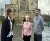 Anne Eyre and Matthew Cousins talk about their forthcoming abseil.Video by Alan Quick from alan yuan