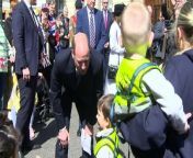 Prince William was seen asking a child “are you hoping for a party and a cake” during his visit to suicide prevention centre, James’ Place, to which he responded, “no cake, you’ll have to ask nicely next time so you’ll get a big cake”. He continued asking, “do you like chocolate cake…chocolate cake is yummy isn’t it?”&#60;br/&#62; &#60;br/&#62; Report by Ajagbef. Like us on Facebook at http://www.facebook.com/itn and follow us on Twitter at http://twitter.com/itn