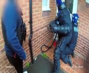 Police footage of cannabis factory warrant in Hampton, Peterborough