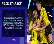 Borussia Dortmund hold a slender advantage in their semi-final against PSG after a 1-0 win in the first leg