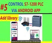 0158 - Control S7 1200 PLC with Android App mobile - Add library from pran all tv add