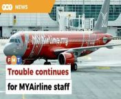 Long wait for promised salaries has left employees with severe financial constraints.&#60;br/&#62;&#60;br/&#62;Read More: https://www.freemalaysiatoday.com/category/nation/2024/05/02/storm-yet-to-ease-for-myairline-staff/&#60;br/&#62;&#60;br/&#62;Laporan Lanjut: https://www.freemalaysiatoday.com/category/bahasa/tempatan/2024/05/02/gaji-tertunggak-tak-dibayar-kakitangan-myairline-hadapi-tempoh-sukar/&#60;br/&#62;&#60;br/&#62;Free Malaysia Today is an independent, bi-lingual news portal with a focus on Malaysian current affairs.&#60;br/&#62;&#60;br/&#62;Subscribe to our channel - http://bit.ly/2Qo08ry&#60;br/&#62;------------------------------------------------------------------------------------------------------------------------------------------------------&#60;br/&#62;Check us out at https://www.freemalaysiatoday.com&#60;br/&#62;Follow FMT on Facebook: https://bit.ly/49JJoo5&#60;br/&#62;Follow FMT on Dailymotion: https://bit.ly/2WGITHM&#60;br/&#62;Follow FMT on X: https://bit.ly/48zARSW &#60;br/&#62;Follow FMT on Instagram: https://bit.ly/48Cq76h&#60;br/&#62;Follow FMT on TikTok : https://bit.ly/3uKuQFp&#60;br/&#62;Follow FMT Berita on TikTok: https://bit.ly/48vpnQG &#60;br/&#62;Follow FMT Telegram - https://bit.ly/42VyzMX&#60;br/&#62;Follow FMT LinkedIn - https://bit.ly/42YytEb&#60;br/&#62;Follow FMT Lifestyle on Instagram: https://bit.ly/42WrsUj&#60;br/&#62;Follow FMT on WhatsApp: https://bit.ly/49GMbxW &#60;br/&#62;------------------------------------------------------------------------------------------------------------------------------------------------------&#60;br/&#62;Download FMT News App:&#60;br/&#62;Google Play – http://bit.ly/2YSuV46&#60;br/&#62;App Store – https://apple.co/2HNH7gZ&#60;br/&#62;Huawei AppGallery - https://bit.ly/2D2OpNP&#60;br/&#62;&#60;br/&#62;#FMTNews #MYAirline #Employee #Salary #EPF #SOCSO #IncomeTax