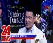 Solid Kapuso for 28 years and counting si Primetime King Dingdong Dantes na pumirma muli ng kontrata sa GMA Network.&#60;br/&#62;&#60;br/&#62;&#60;br/&#62;24 Oras is GMA Network’s flagship newscast, anchored by Mel Tiangco, Vicky Morales and Emil Sumangil. It airs on GMA-7 Mondays to Fridays at 6:30 PM (PHL Time) and on weekends at 5:30 PM. For more videos from 24 Oras, visit http://www.gmanews.tv/24oras.&#60;br/&#62;&#60;br/&#62;#GMAIntegratedNews #KapusoStream&#60;br/&#62;&#60;br/&#62;Breaking news and stories from the Philippines and abroad:&#60;br/&#62;GMA Integrated News Portal: http://www.gmanews.tv&#60;br/&#62;Facebook: http://www.facebook.com/gmanews&#60;br/&#62;TikTok: https://www.tiktok.com/@gmanews&#60;br/&#62;Twitter: http://www.twitter.com/gmanews&#60;br/&#62;Instagram: http://www.instagram.com/gmanews&#60;br/&#62;&#60;br/&#62;GMA Network Kapuso programs on GMA Pinoy TV: https://gmapinoytv.com/subscribe
