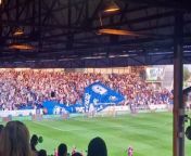 Peterborough United fans bring the noise ahead of the League One Play-Off semi-final against Oxford from verse make a joyful noise