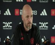 Manchester United boss Erik Ten Hag insists he will go into Arsenal with the intention to win despite the upcoming FA Cup Final&#60;br/&#62;Carrington, Manchester, UK